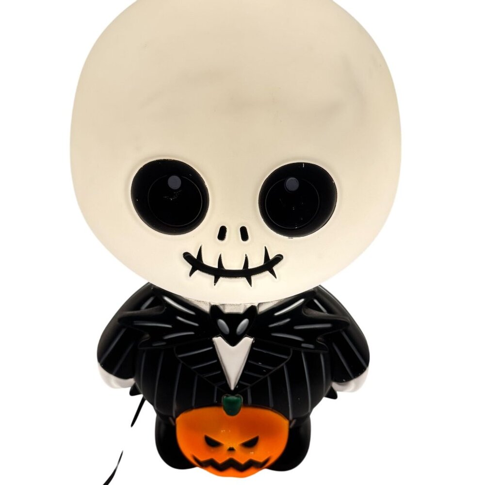 Nightmare Before Christmas Halloween 14" Light Up Blow Mold Jack Skellington